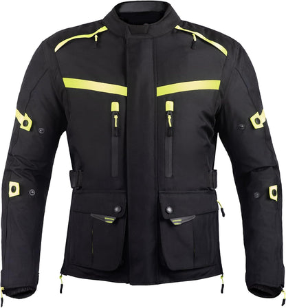 XAYWEAR™ Men's High-Visibility Motorcycle Touring Jacket  XY61