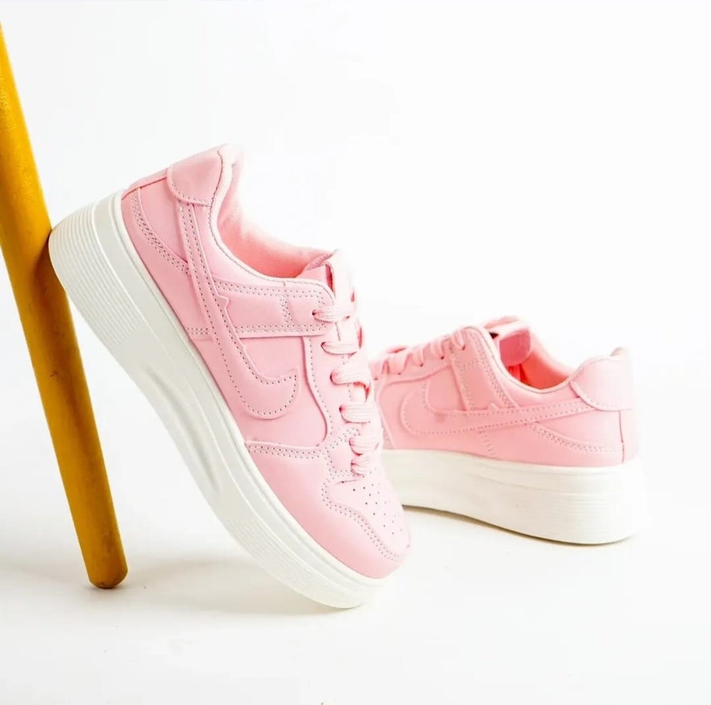 XAYWEAR™ Pink Platform Sneakers  XR470