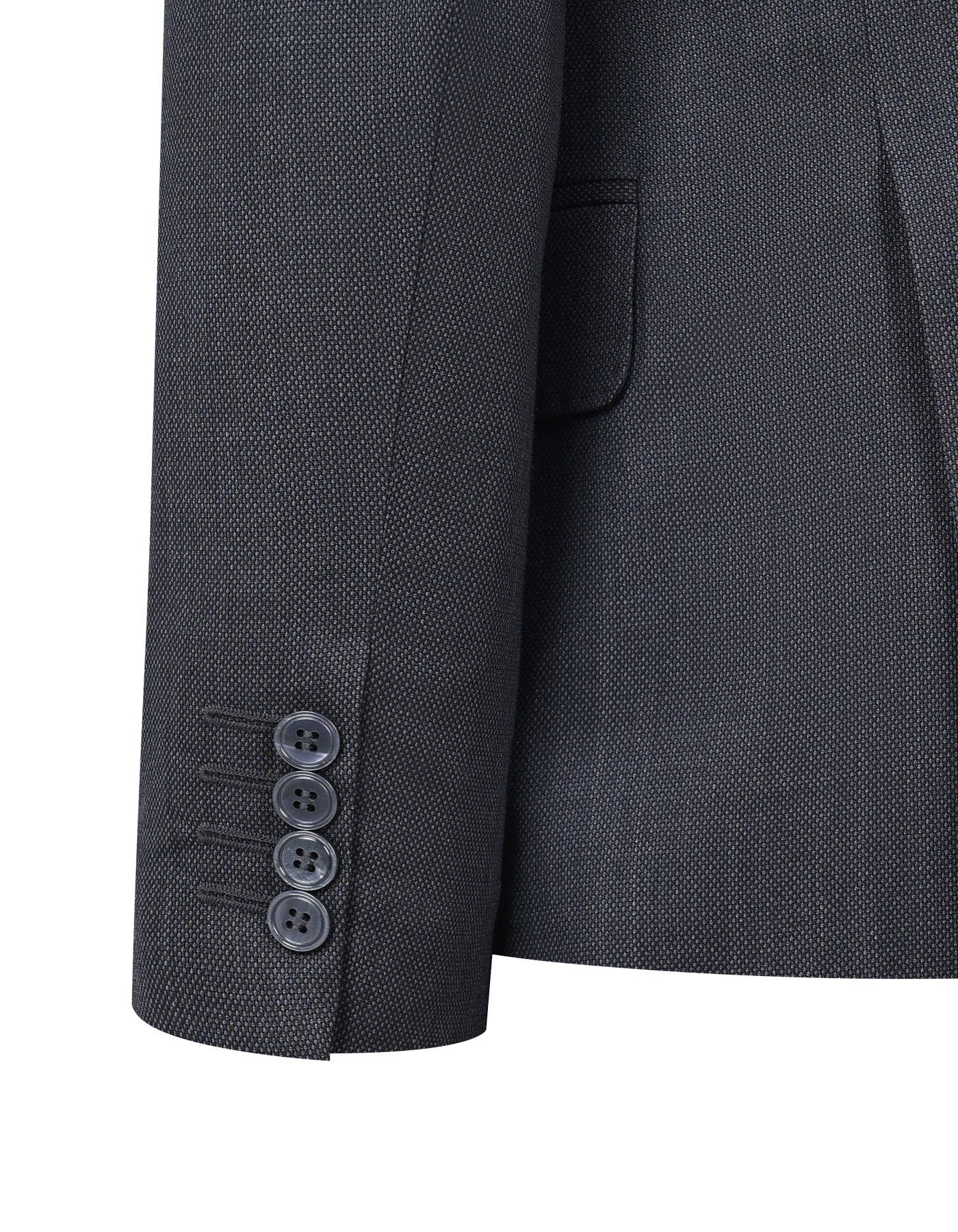 XAYWEAR™ Dark Grey Timeless Classic Fit Suit XY33