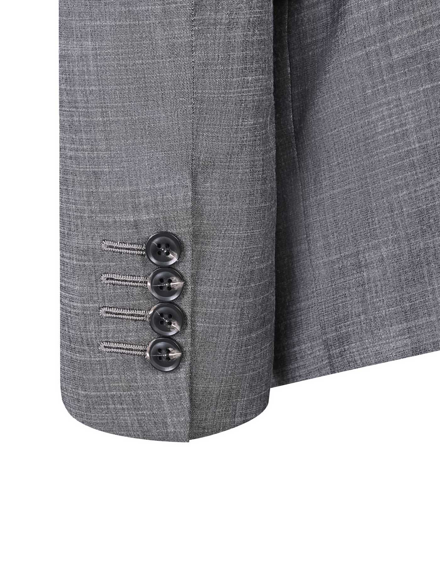 XAYWEAR™ Men's  Charcoal Texture Classic Fit Suit XY36