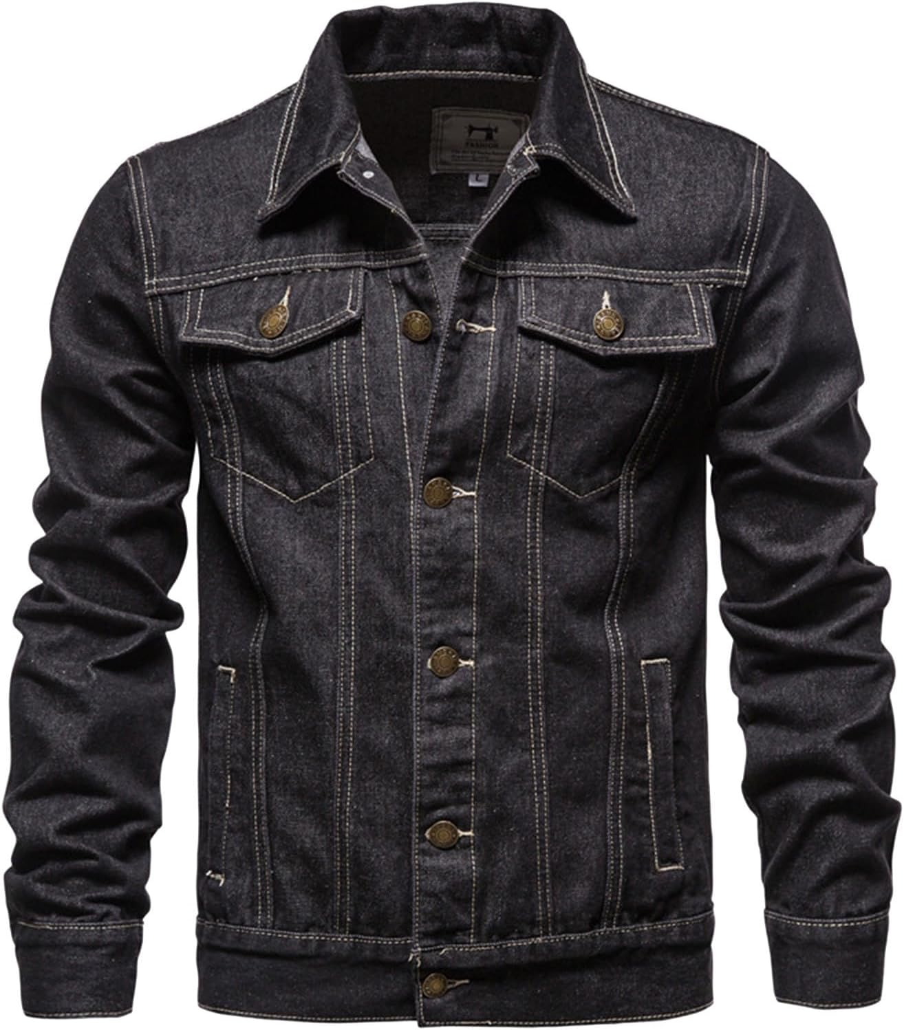 XAYWEAR™ Men's Denim Jacket - Classic Denim Wear  XY67