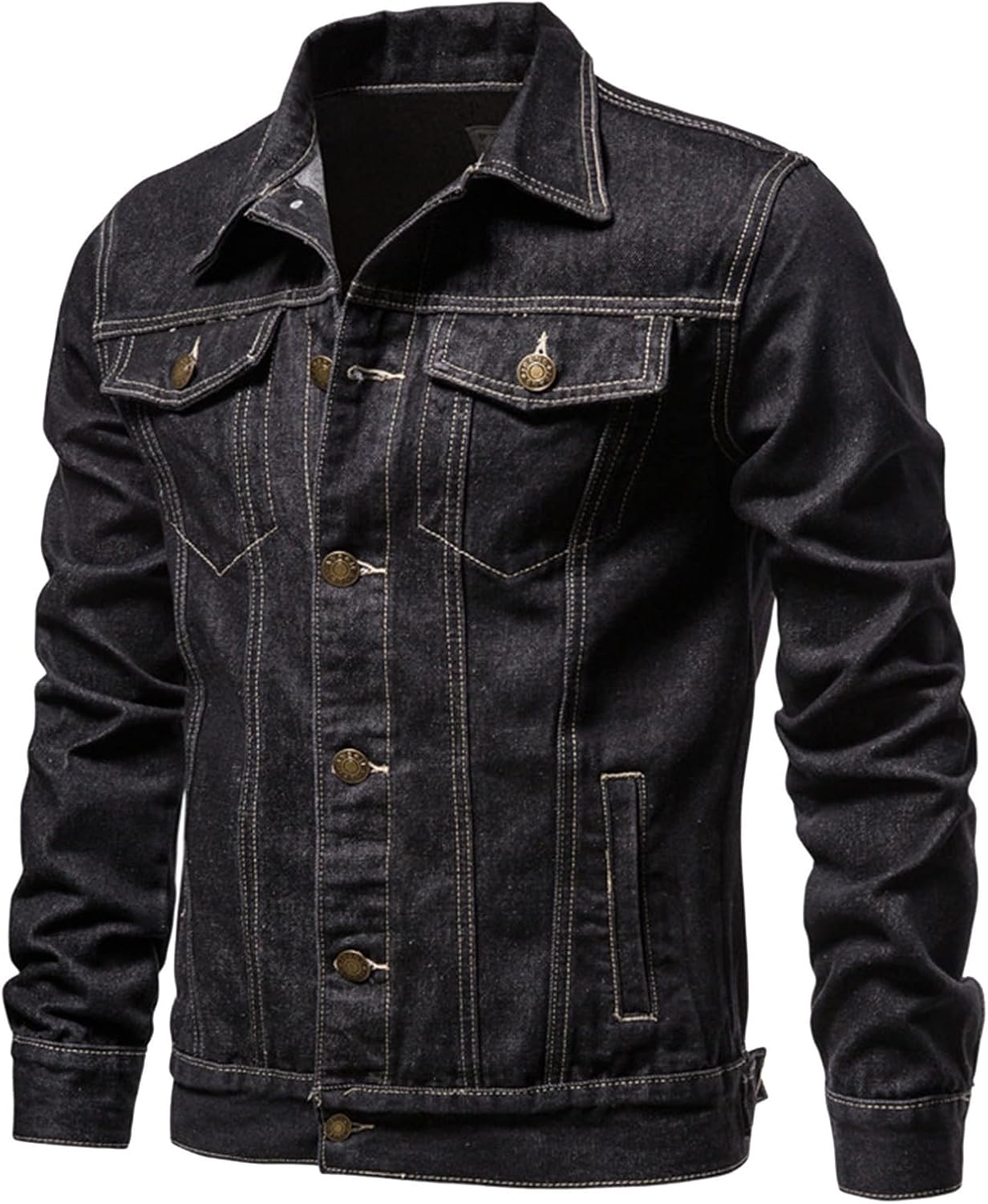 XAYWEAR™ Men's Denim Jacket - Classic Denim Wear  XY67