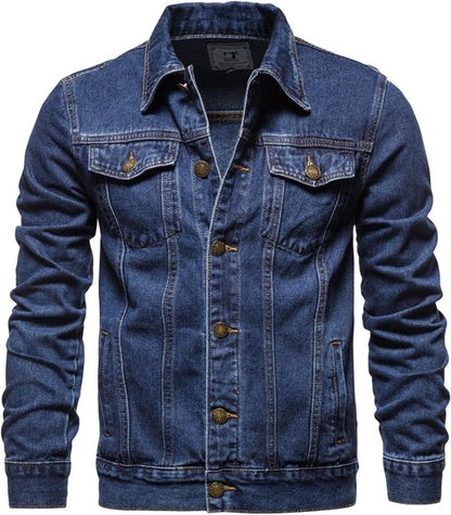 XAYWEAR™ Men's Denim Jacket - Classic Denim Wear  XY67