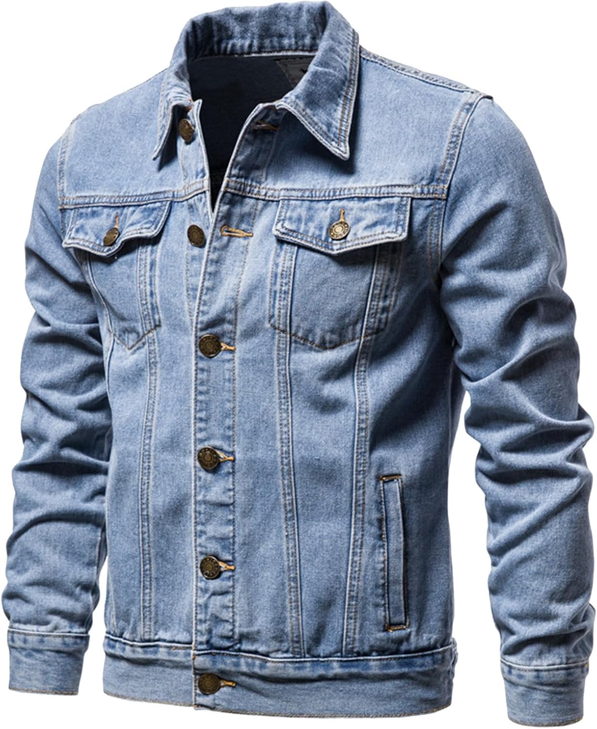 XAYWEAR™ Men's Denim Jacket - Classic Denim Wear  XY67