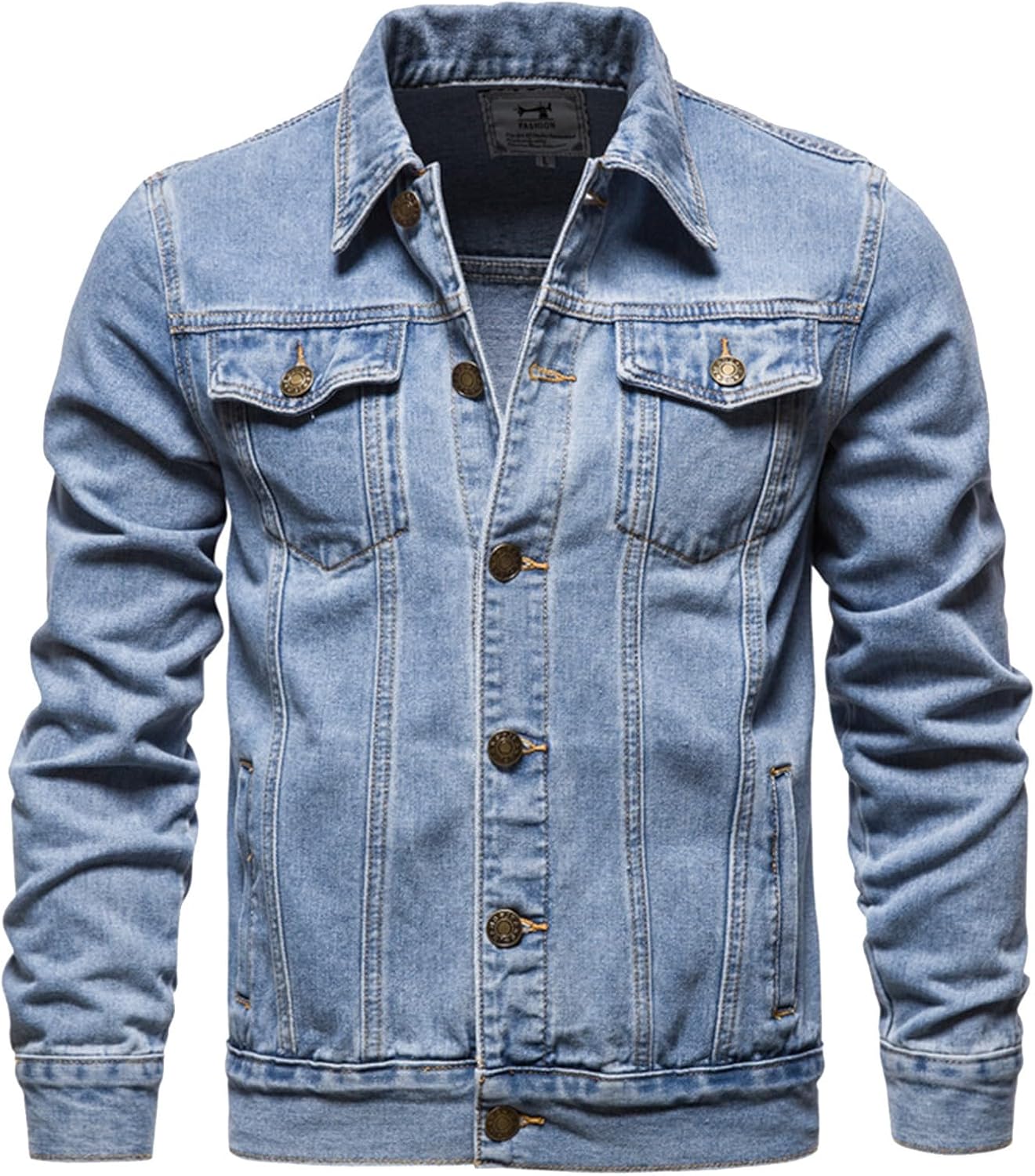 XAYWEAR™ Men's Denim Jacket - Classic Denim Wear  XY67