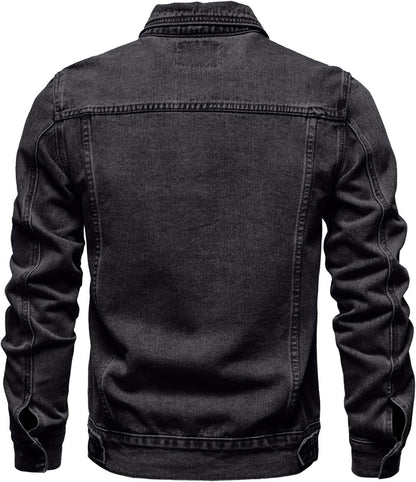 XAYWEAR™ Men's Denim Jacket - Classic Denim Wear  XY67