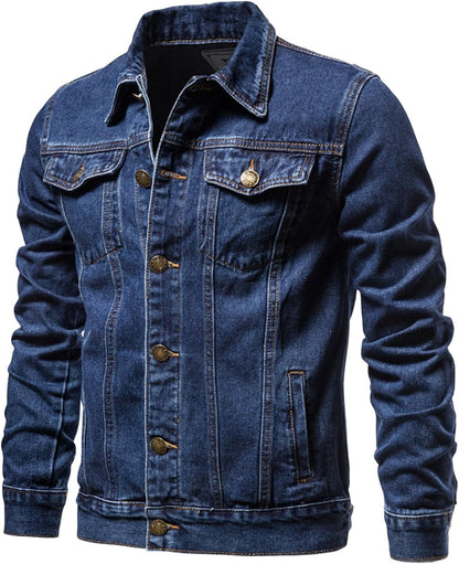 XAYWEAR™ Men's Denim Jacket - Classic Denim Wear  XY67