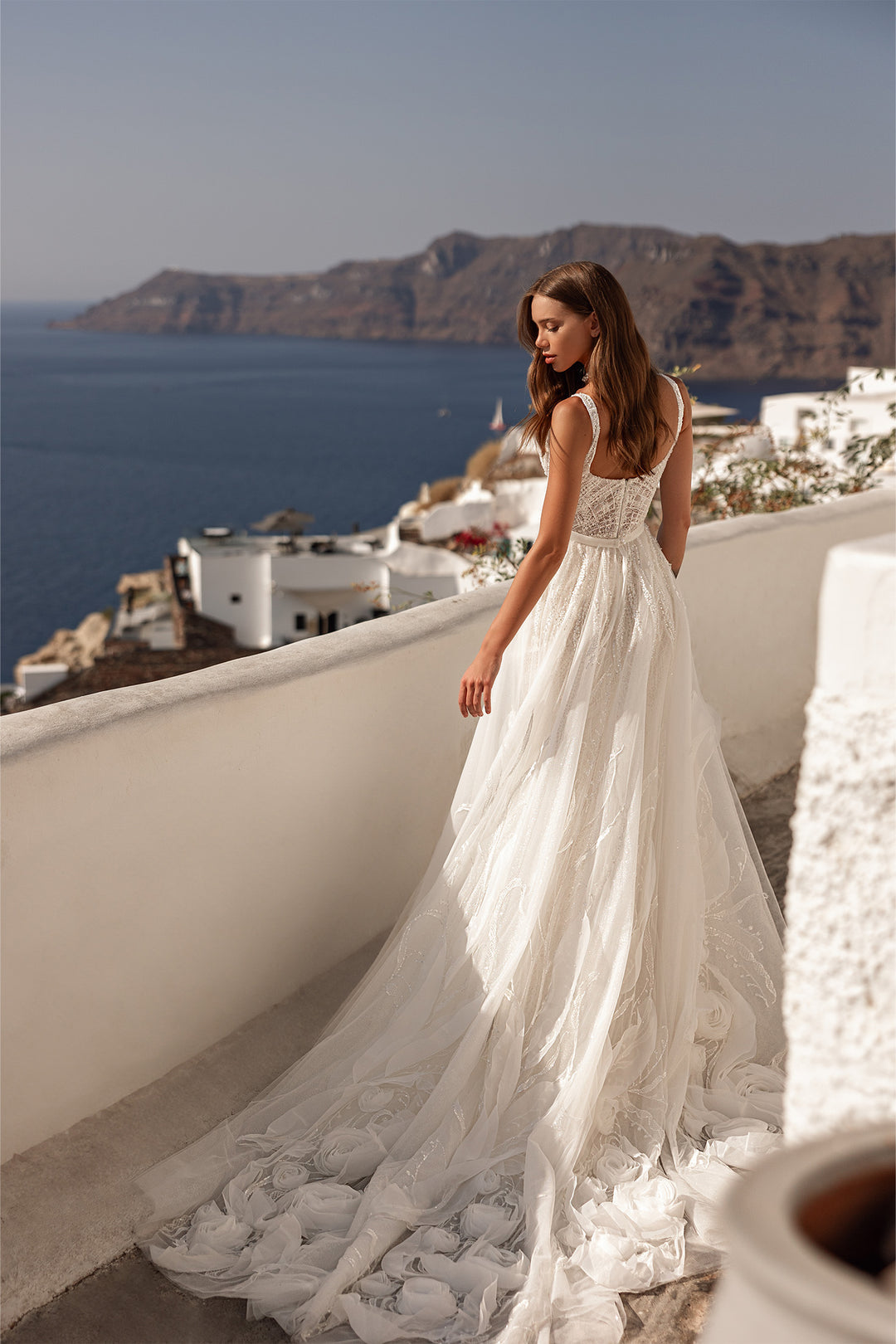 XAYWEAR™ Premium - Santorini Elegance Beaded Wedding Gown  XRP274